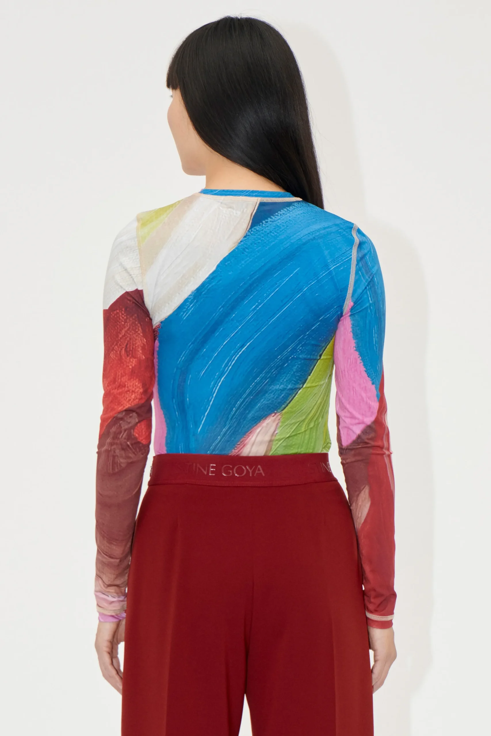Elastic Long Sleeve Top --STINE GOYA Discount