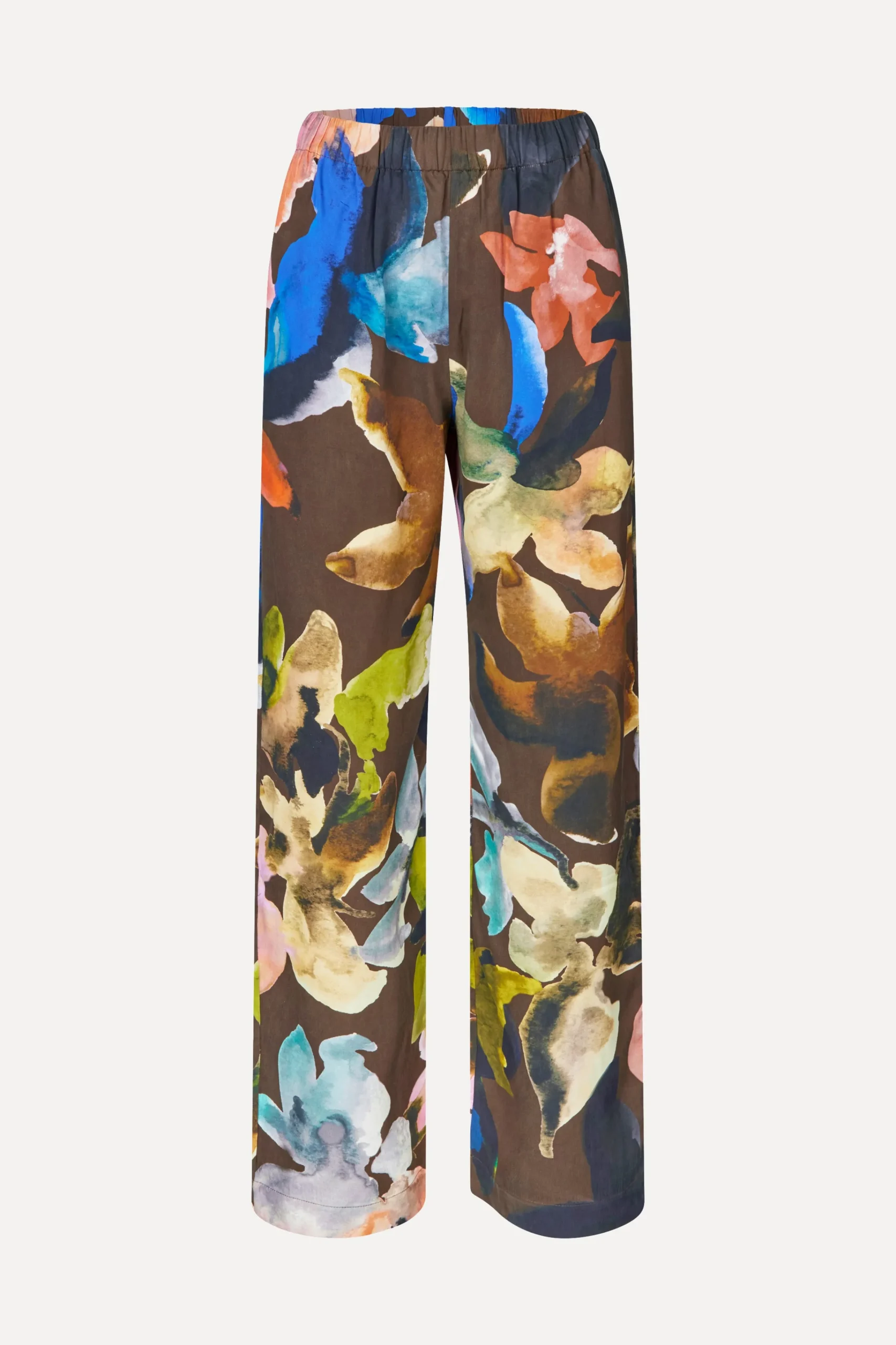 Elasticated Long Pants - Aquarelle Garden-STINE GOYA Hot