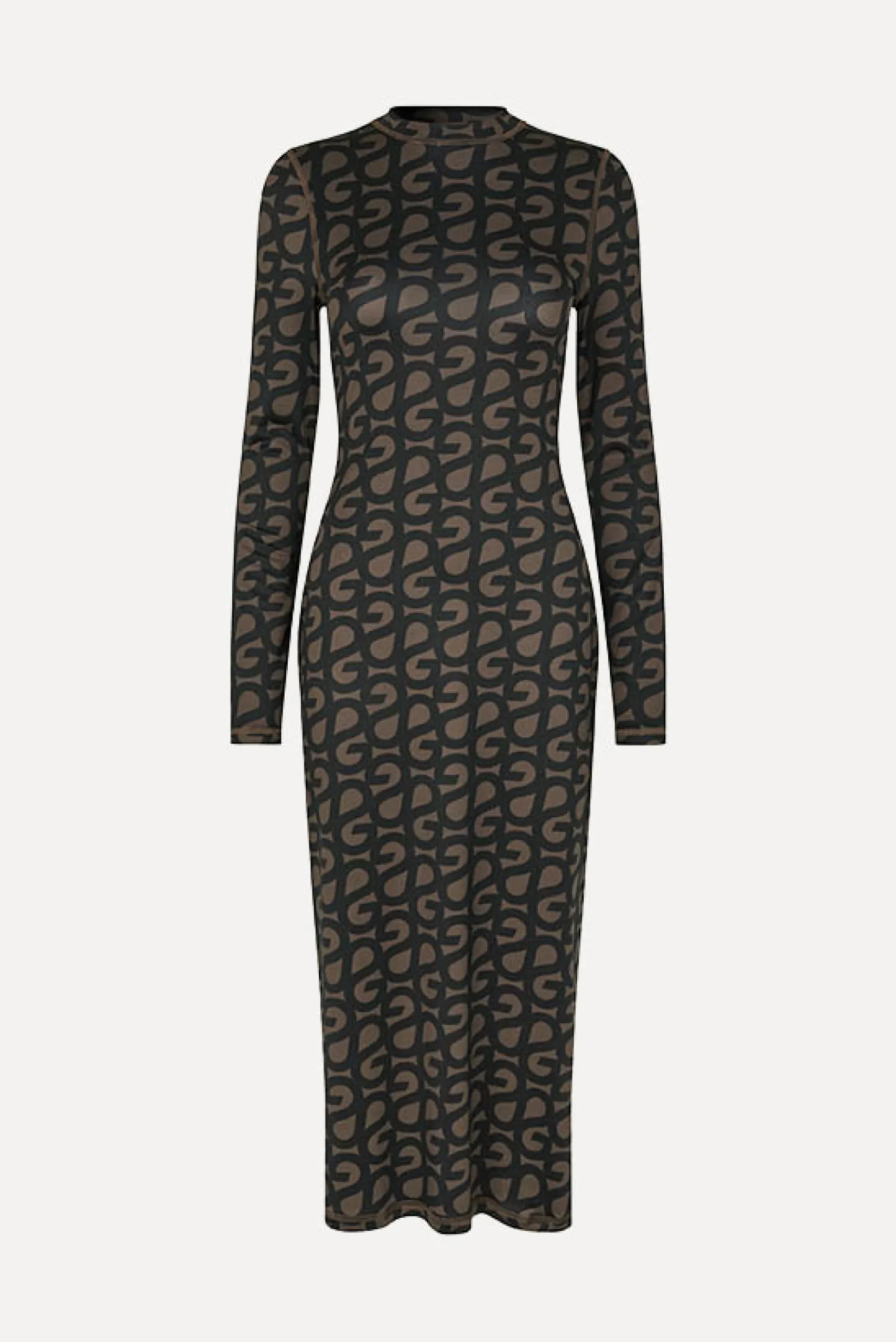 Pullover Long Sleeve Midi Dress - SG Logo-STINE GOYA New