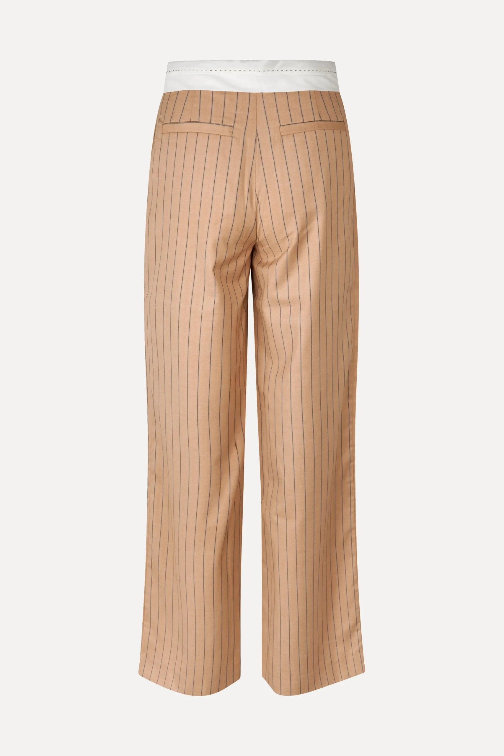 Reversed Wide Leg Pants - Multi Stripes-STINE GOYA Outlet