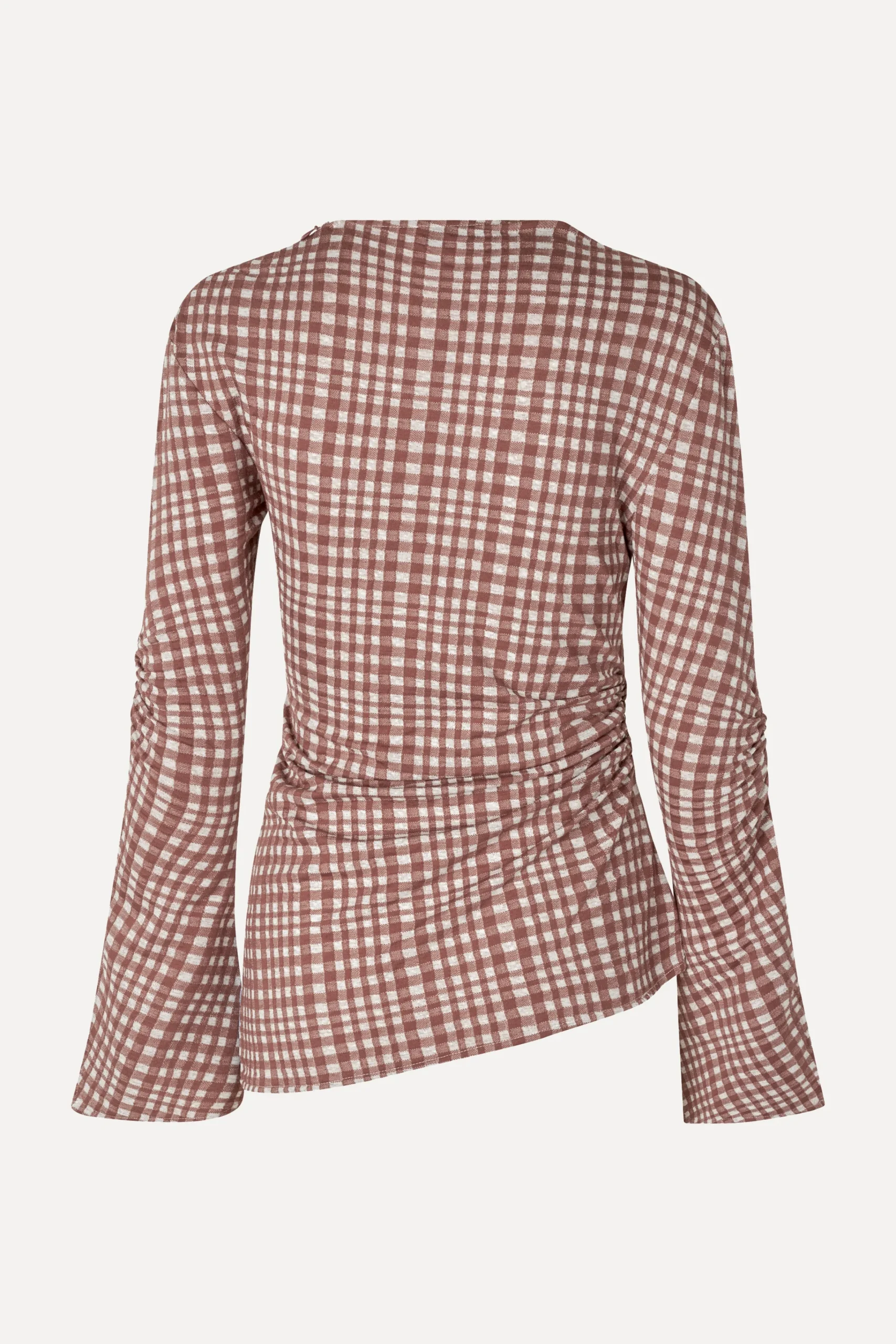 SGClementine Blouse - Brown Check-STINE GOYA Outlet