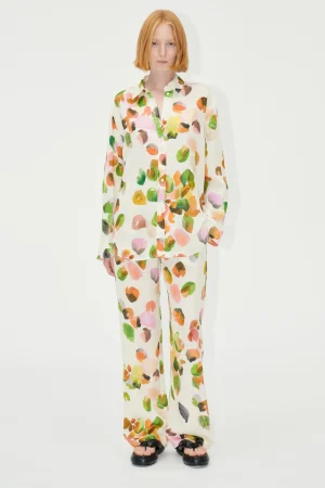 SGFatou Pants - Watercolor Buds-STINE GOYA Sale