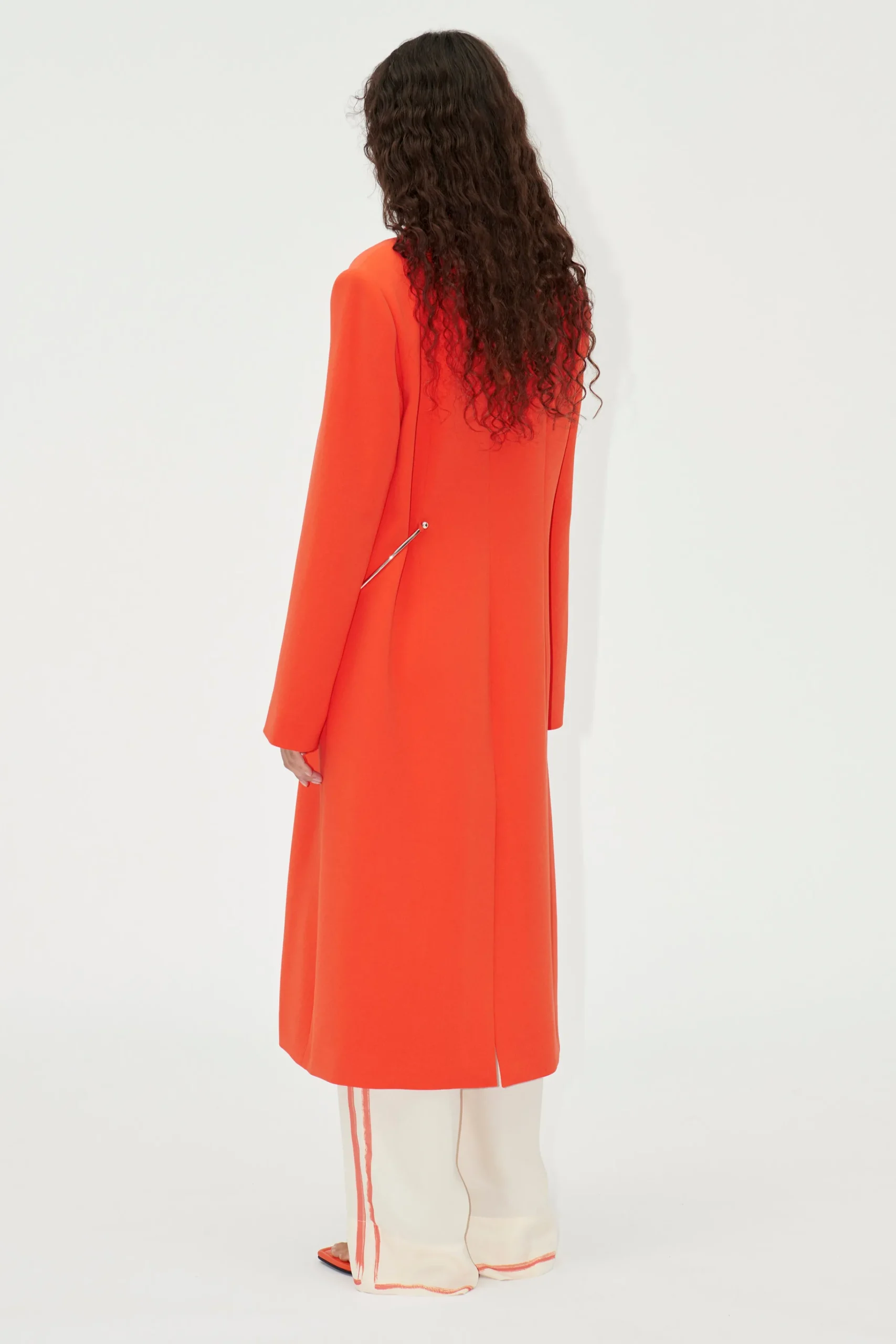 SGJona Coat - Tangerine Tango-STINE GOYA Best Sale