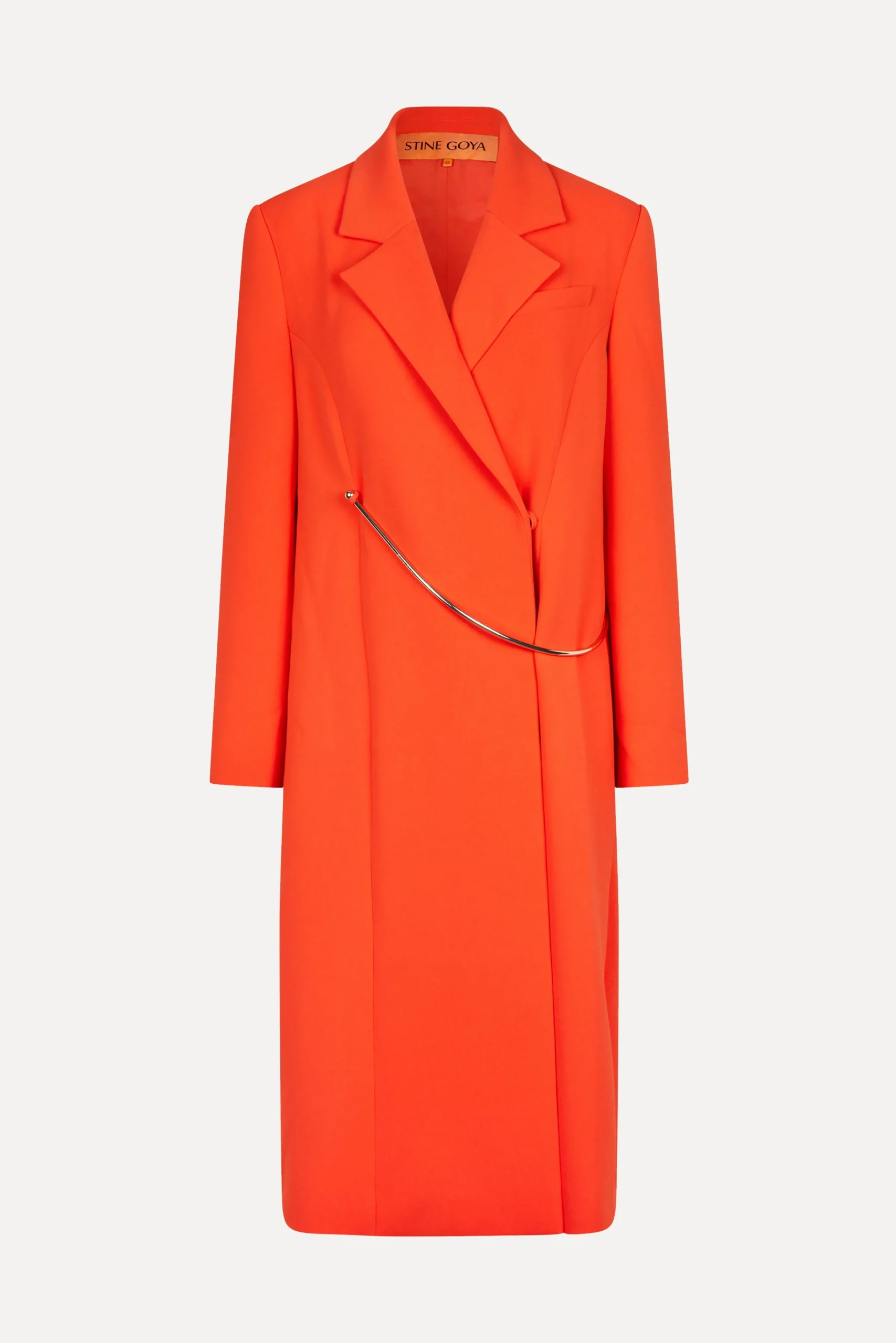 SGJona Coat - Tangerine Tango-STINE GOYA Best Sale
