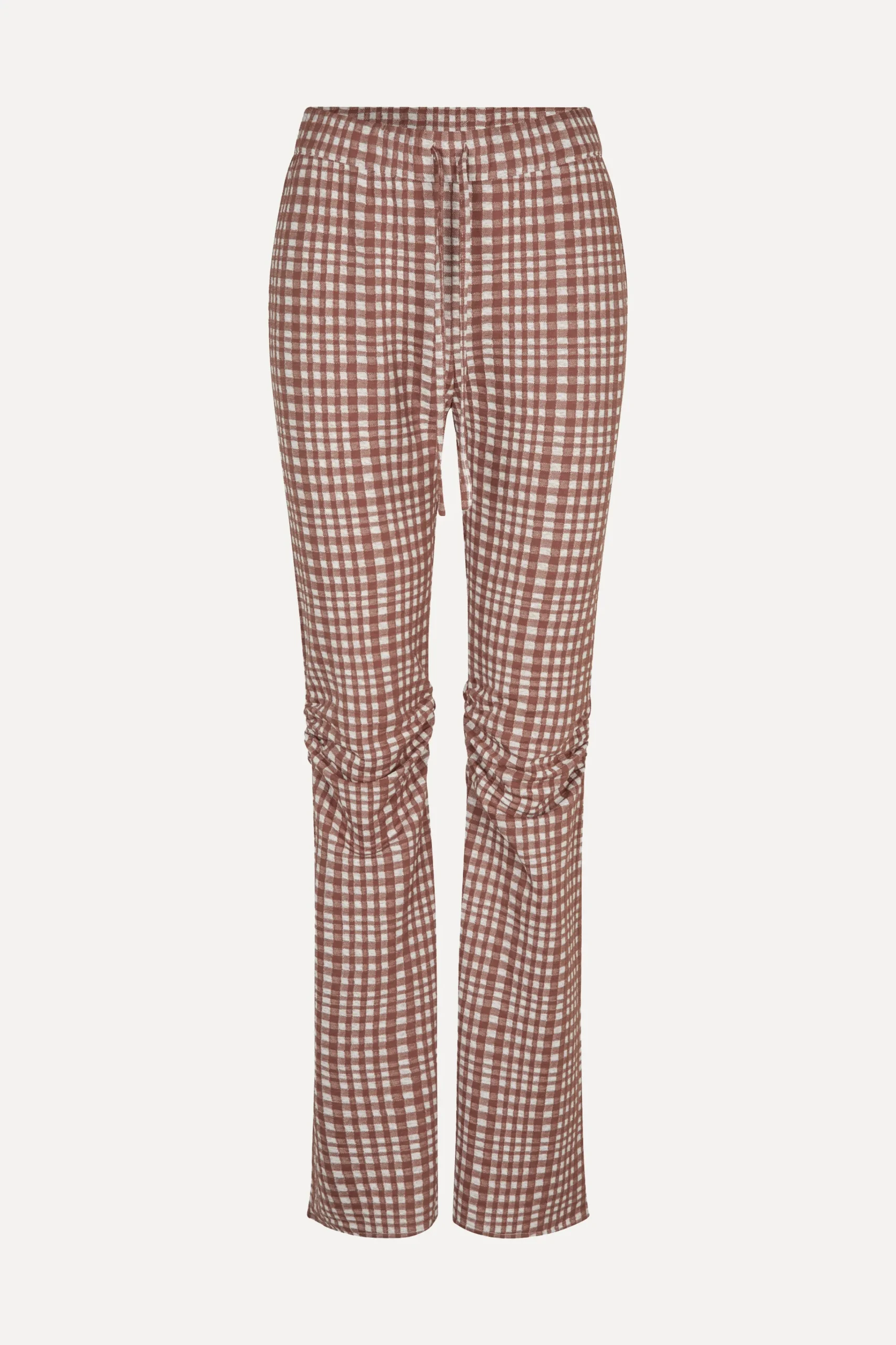 SGLenny Pants - Brown Check-STINE GOYA Hot