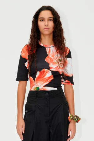SGMinerva T-shirt - Opium Poppies-STINE GOYA Discount