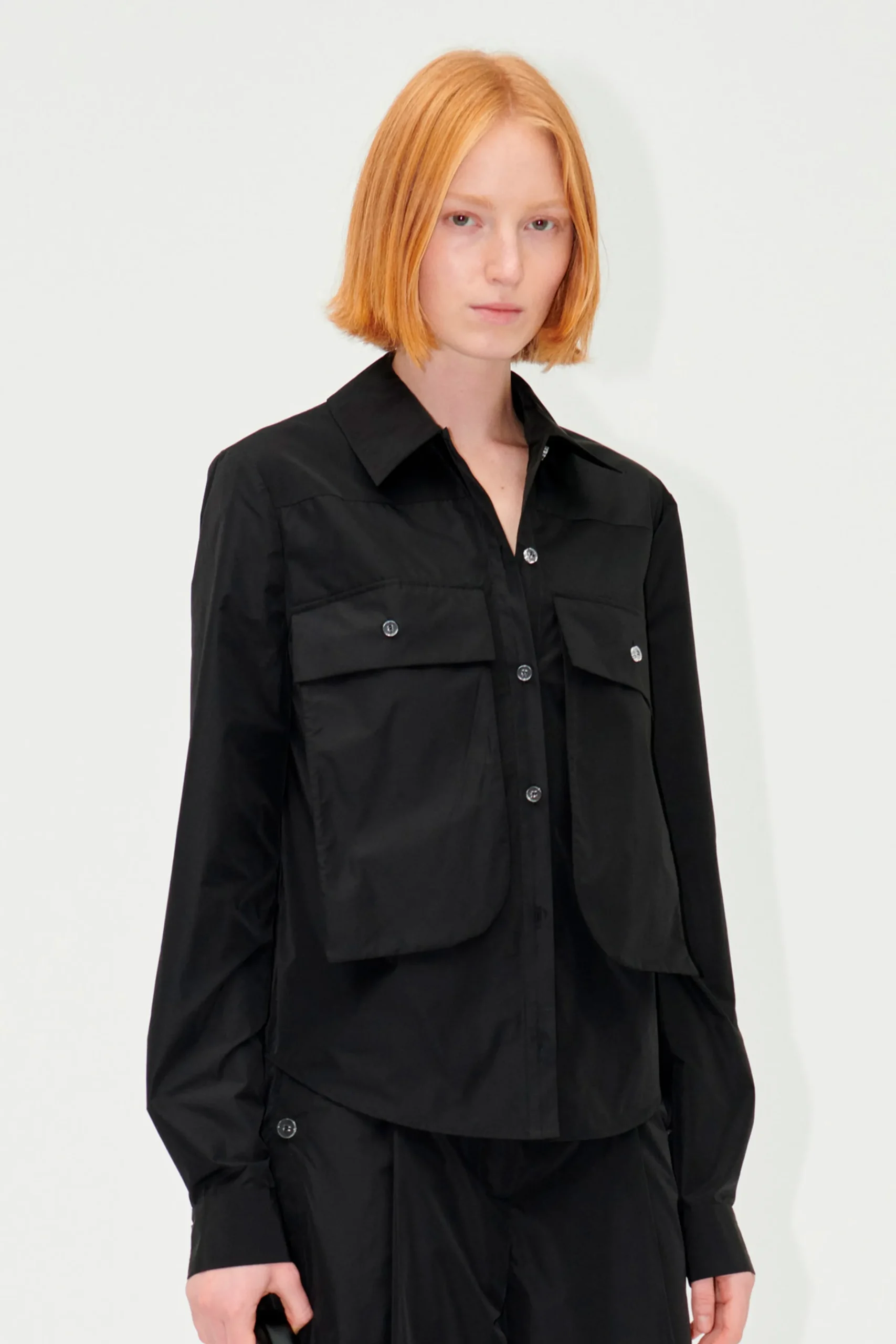 SGSarah Shirt - Jet Black-STINE GOYA Hot