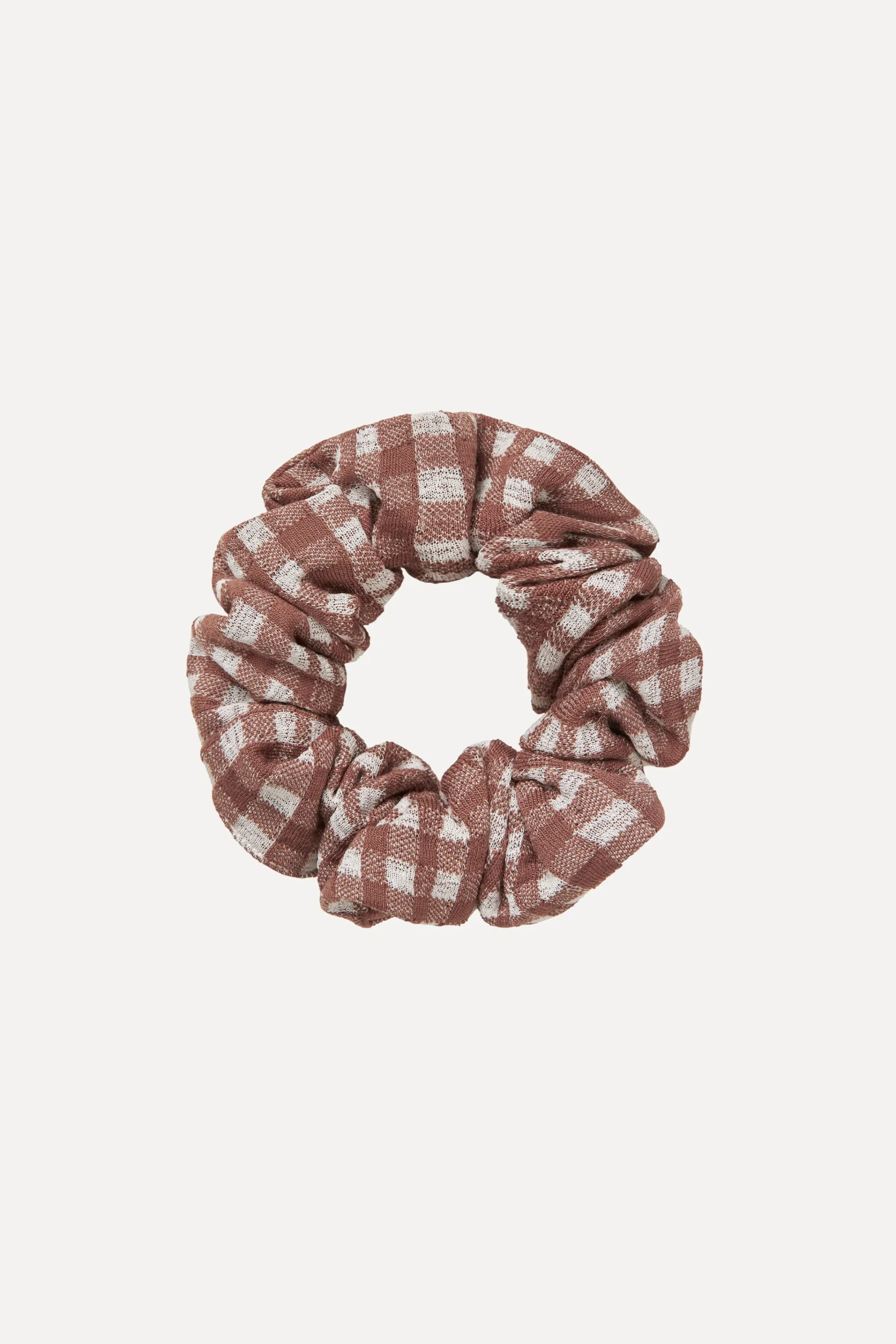SGScrunchie - Brown Check-STINE GOYA Best