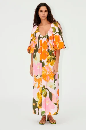 SGTeresa Dress - Summer Day Poppies-STINE GOYA Best