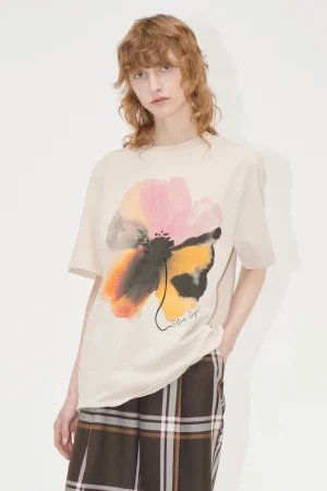 Short Sleeve T-shirt - Pastel Petals-STINE GOYA Online