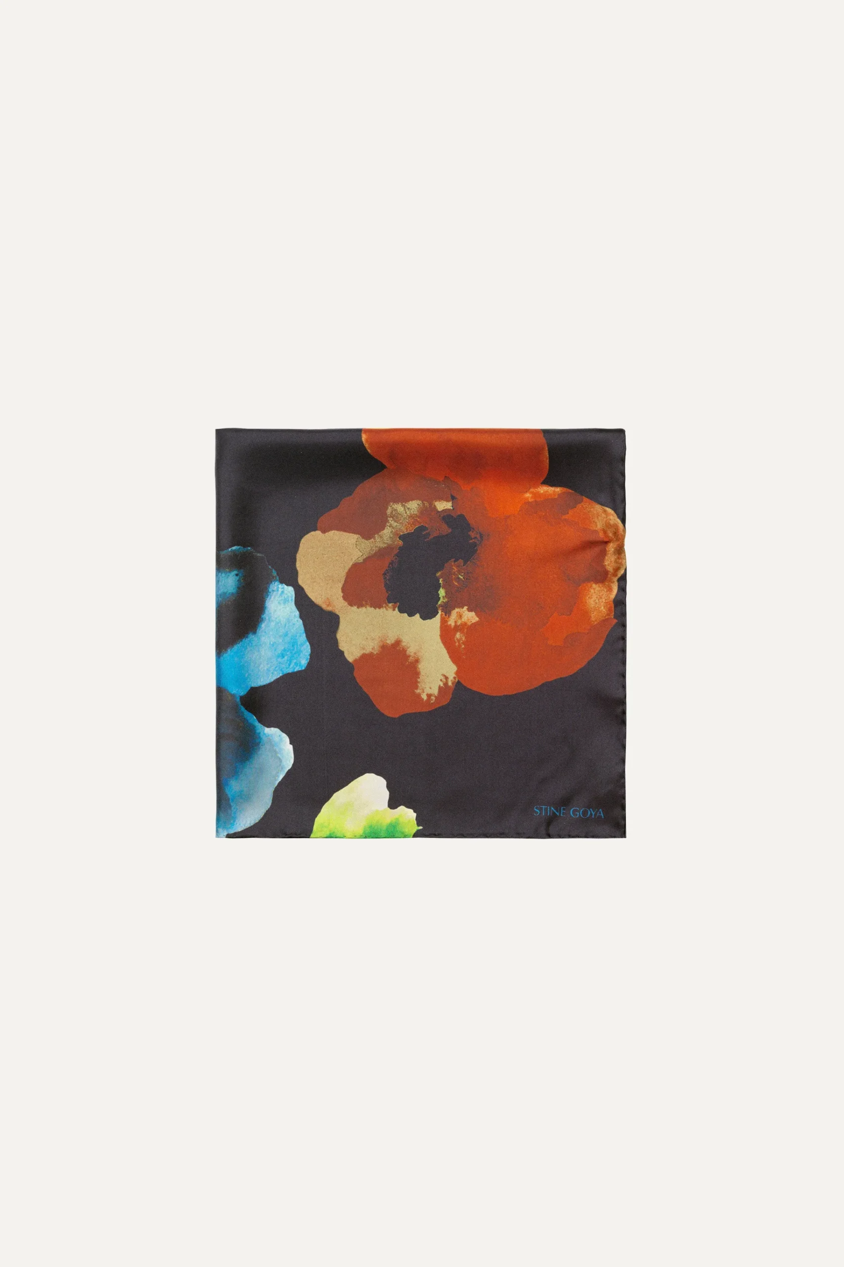Small Scarf - Watercolor Bloom-STINE GOYA Shop