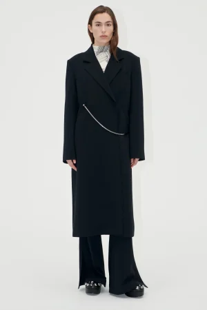 Straight Long Sleeve Coat --STINE GOYA Shop