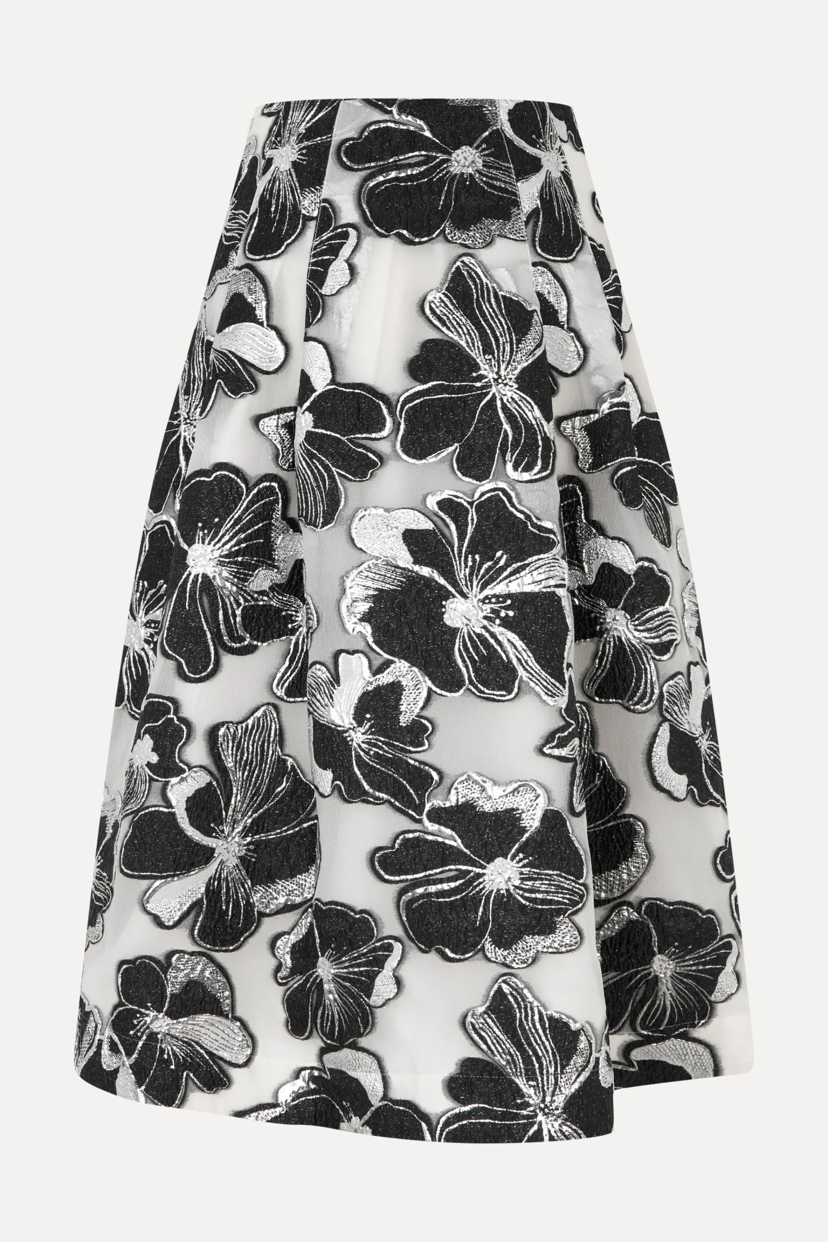 Voluminous Midi Skirt - Anemone Jacquard-STINE GOYA Online