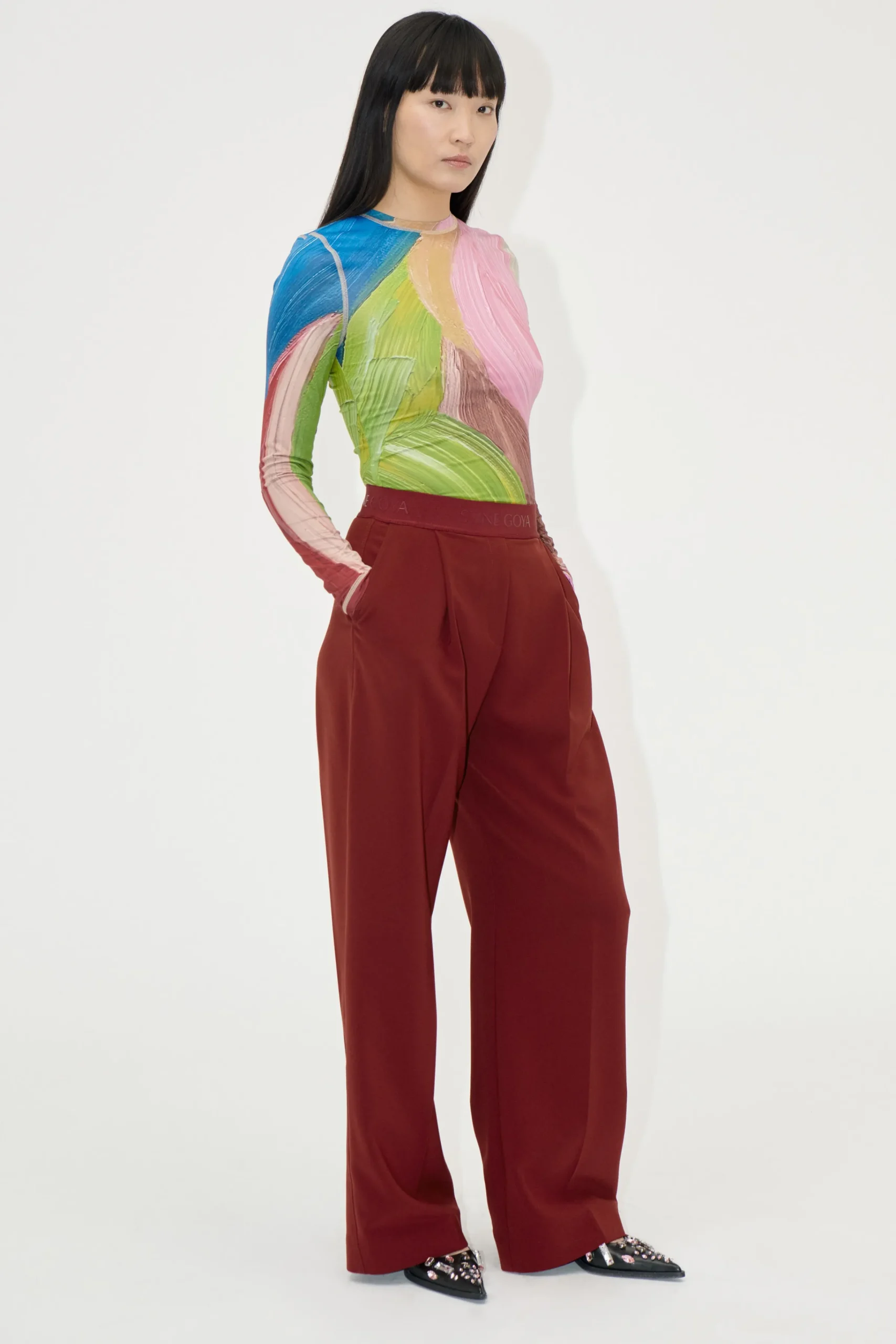 Wide Leg Long Pants --STINE GOYA Clearance
