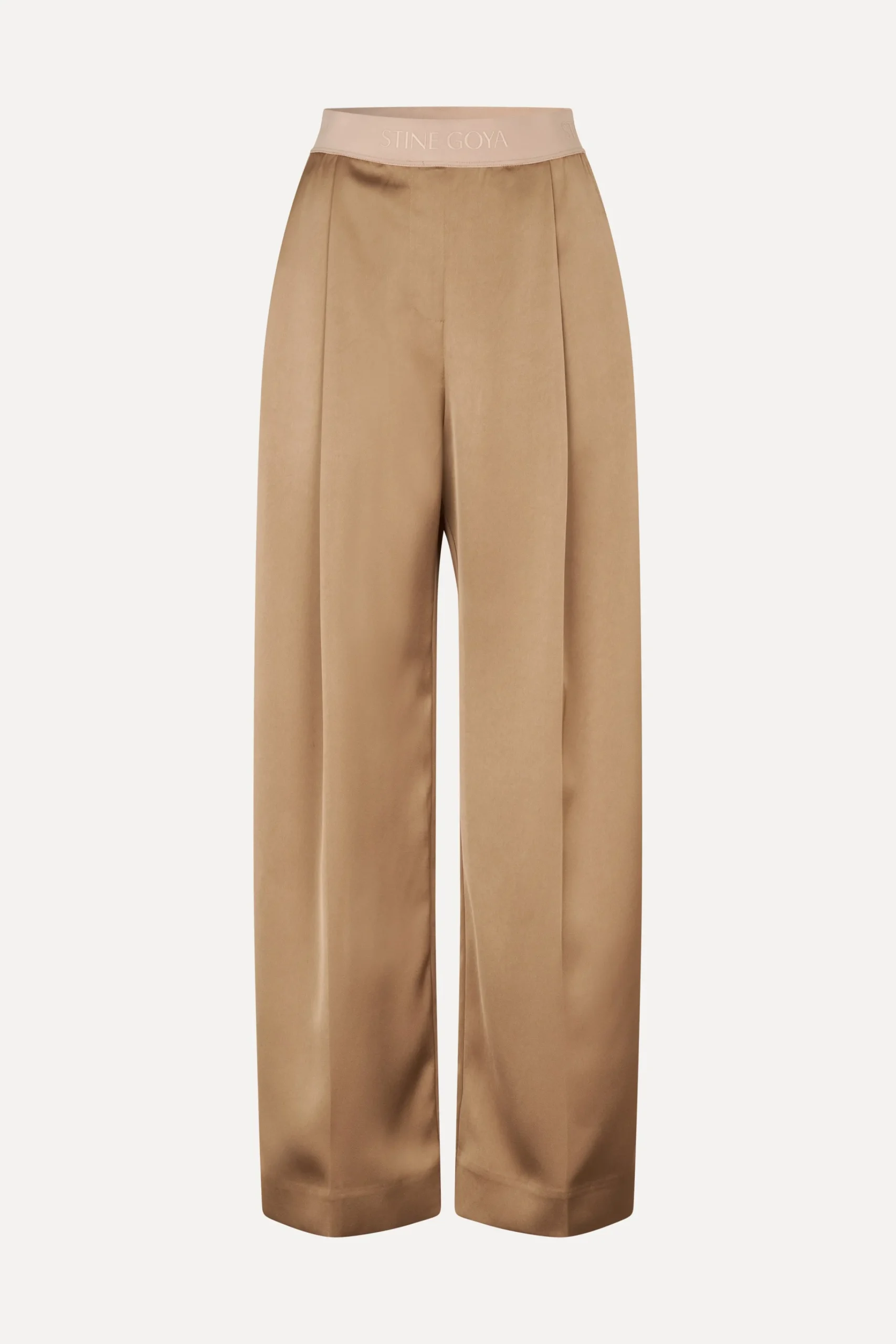 Wide Leg Long Pants - Tiger's Eye-STINE GOYA Sale